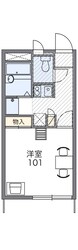 レオパレスコンフォートウッズの物件間取画像